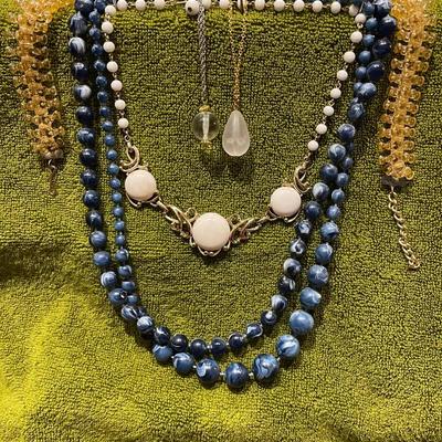 Unique And Wearable Jewelry White Blue Light Orange