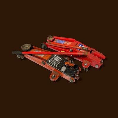 Two Hydraulic Trolley Jacks