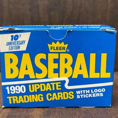 1990 Fleer Baseball Update Box Set