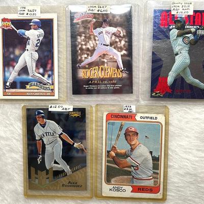 Curated Professional Baseball Card Collection