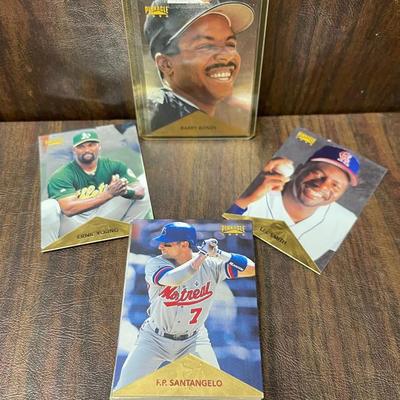Pinnacle 1996 Foil Baseball Ball Cards
