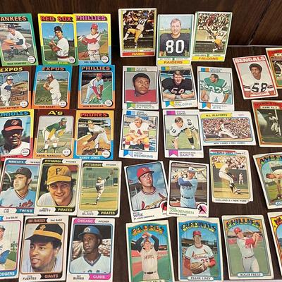 1973 Topps Baseball and Football Cards 