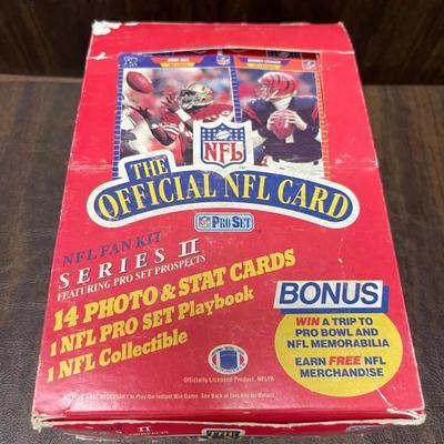 1989 Pro Set NFL Card Fan Kit Sealed Packs