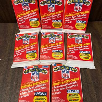 Sealed Vintage Pro Set NFL Card Packs