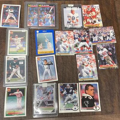 1991 Baseball and Football Collectible Cards 