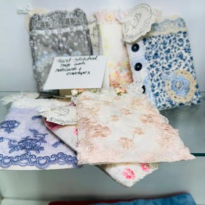 Many hand-sewn items 