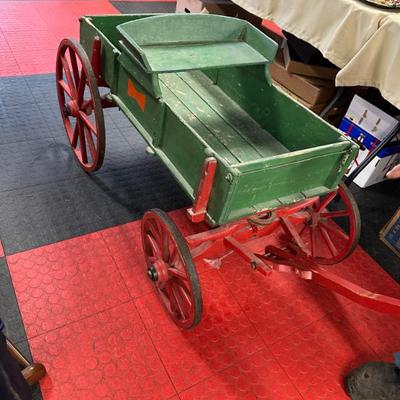 Antique goat cart 