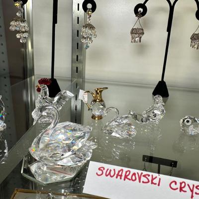 Tiny Swarovski Crystal animals 