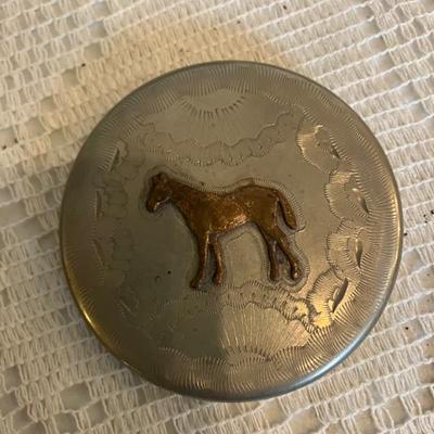 Sale Photo Thumbnail #58: Vintage snuff box lid