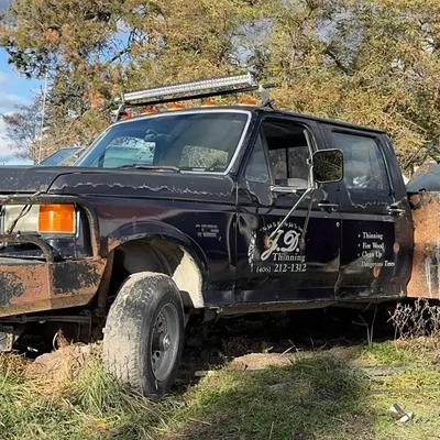 1988 Ford F350 & Scrap Metal