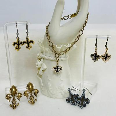 New Orleans Saints Fleur-de-Lis Jewelry