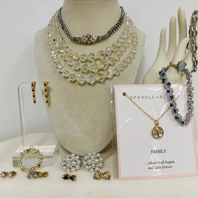 Cocktail-hour Rhinestone Fashion Jewelry