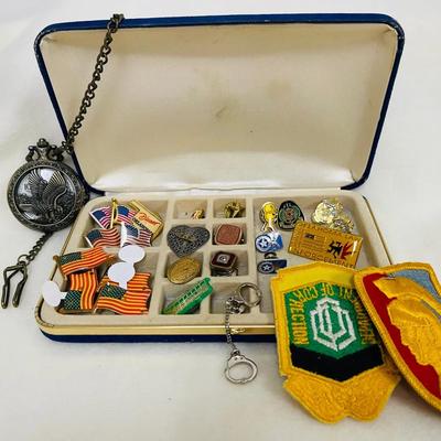 Men’s Vintage DOC Pins, Cuff Links, Pocket Watch and More