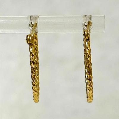 14K Gold Hoop Earrings