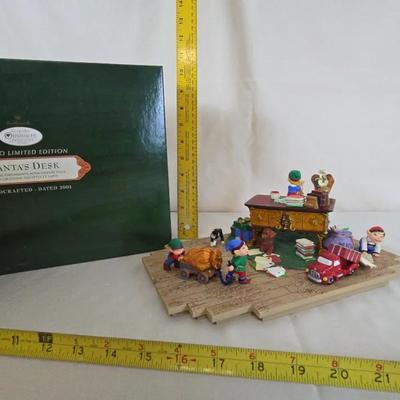 Studio limited edition, santa's desk hallmark keepsake ornament