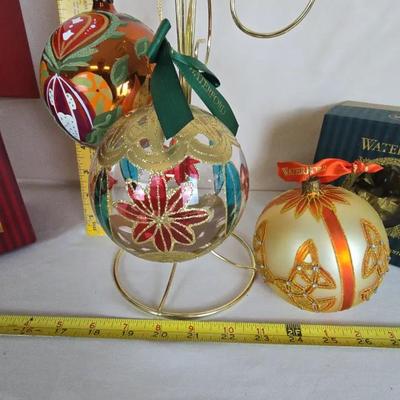 Beautiful waterford holiday heirloom ornaments