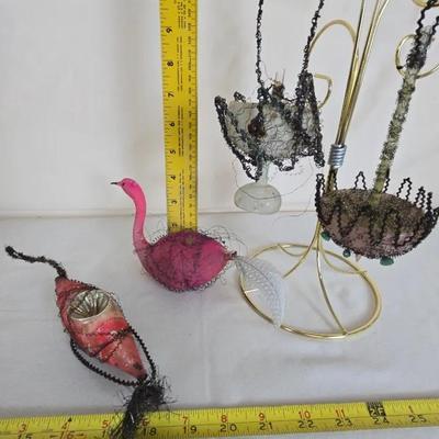 Antique Victorian Glass Ornaments