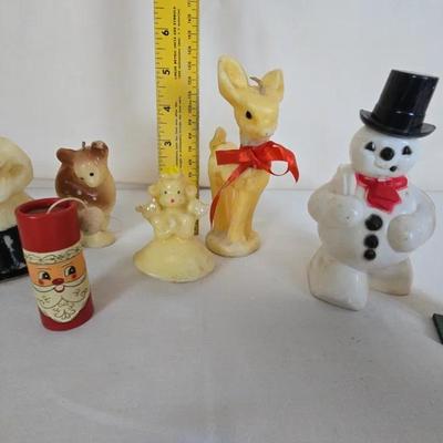 Vintage Holiday Candles & Other Vintage Items