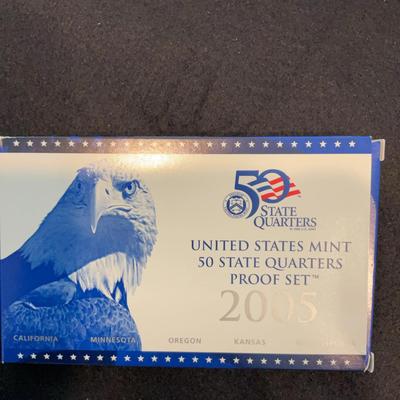 United States mint 50 State Quarters Proof Set