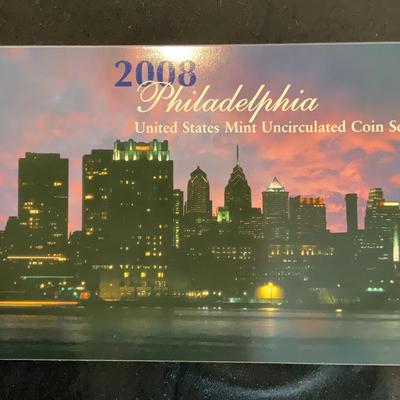 2008 – United States Mint Uncirculated Coin Set Philadelphia and Denver