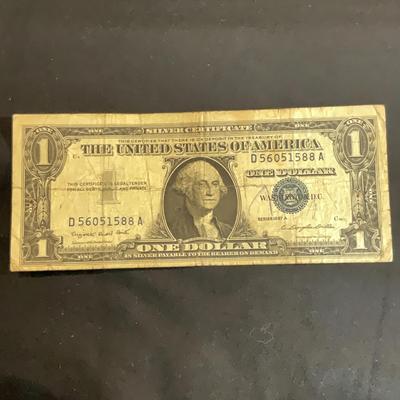 1957A – One Dollar Silver Certificate Series A 