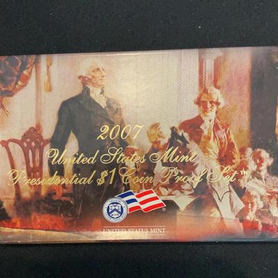 2007 – United States Mint Presidential $1 Coin Proof Set 