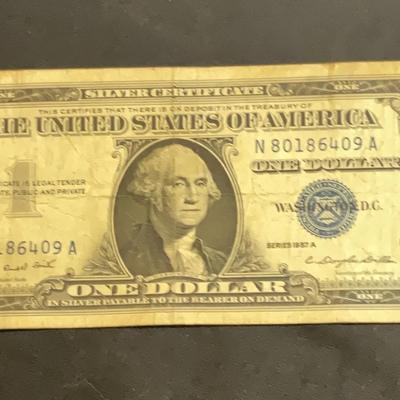 1957A – One Dollar Silver Certificate Series A 