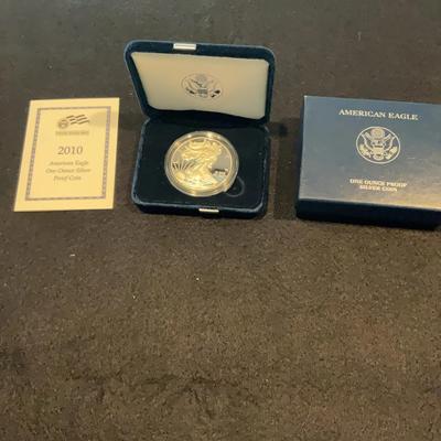 2010 American Eagle 1 Ounce Silver Proof Coin
