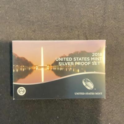 2018 United States Mint Silver Proof Set
