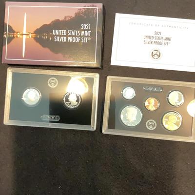2021 United States Mint Silver Proof Set