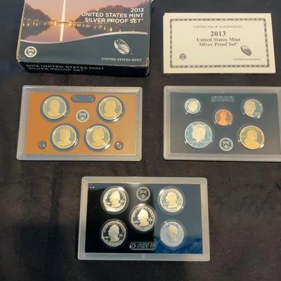 2013 United States Mint Silver Proof Set