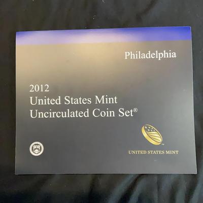 2012 – United States Mint Uncirculated Coin Set - Philadelphia and Denver