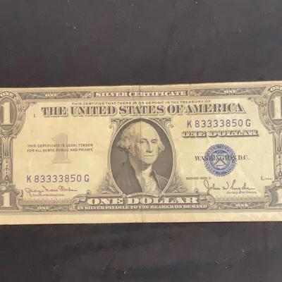 1935–1 Dollar Silver Certificate Series D  