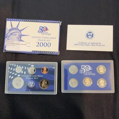 United States Mint Proof Set 2000