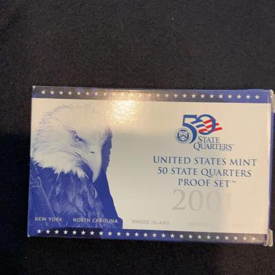 United States Mint 50 State Quarters Proof 2001