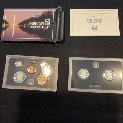 2021 United States Mint Silver Proof Set