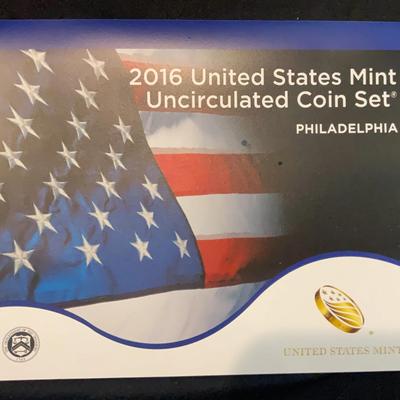 2016 – United States Mint Uncirculated Coin Set Philadelphia and Denver