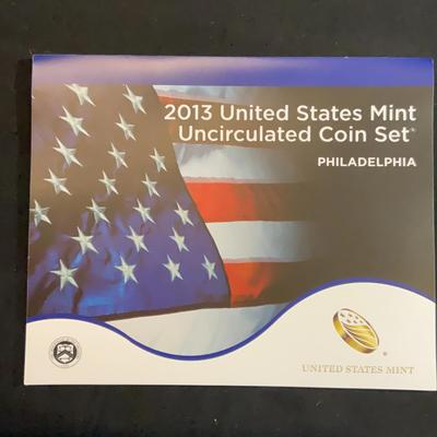 2013 – United States Mint Uncirculated Coin Set Philadelphia and Denver