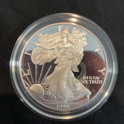 1999–1 Ounce Proof Silver Bullion Coin 