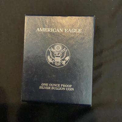 2000 – American Eagle 1 Ounce Proof Silver Bullion Coin 
