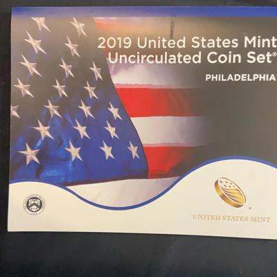 2019 – United States Mint Uncirculated Coin Set Philadelphia and Denver