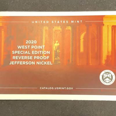 2020 - West Point Special Edition Reverse Proof Jefferson Nickel