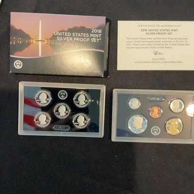 2018 United States Mint Silver Proof Set