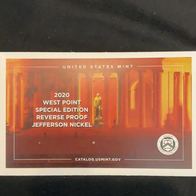 2020 - West Point Special Edition Reverse Proof Jefferson Nickel
