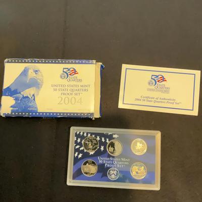 United States Mint 50 State Quarters Proof Set 2004