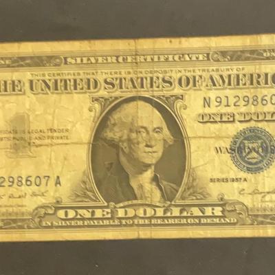 1957A – One Dollar Silver Certificate Series A 