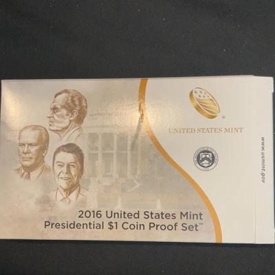 2016 – United States Mint Presidential $1 Coin Proof Set 