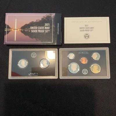 2021 United States Mint Silver Proof Set