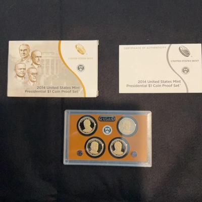 2014 United States Presidential 1$ Coin Set