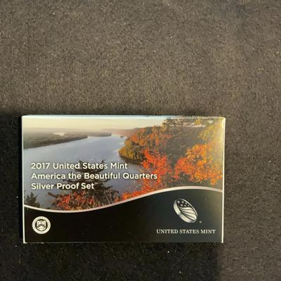 2017. United States Mint Silver proof set.